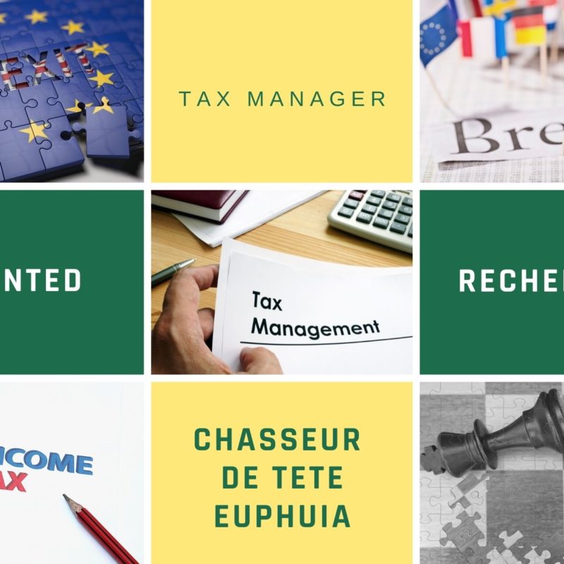 Tax Manager recherche par chasseur de tete Paris, Bordeaux, Nantes