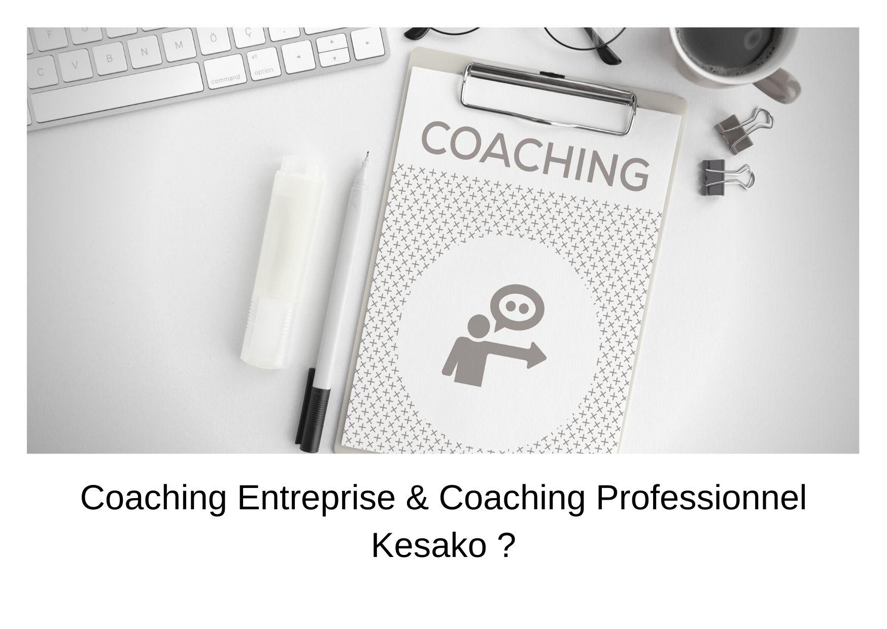 Coaching entreprise & coaching professionnel : Kesako ?